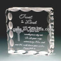 3D Laser Cut Crystal with Etched Logo
